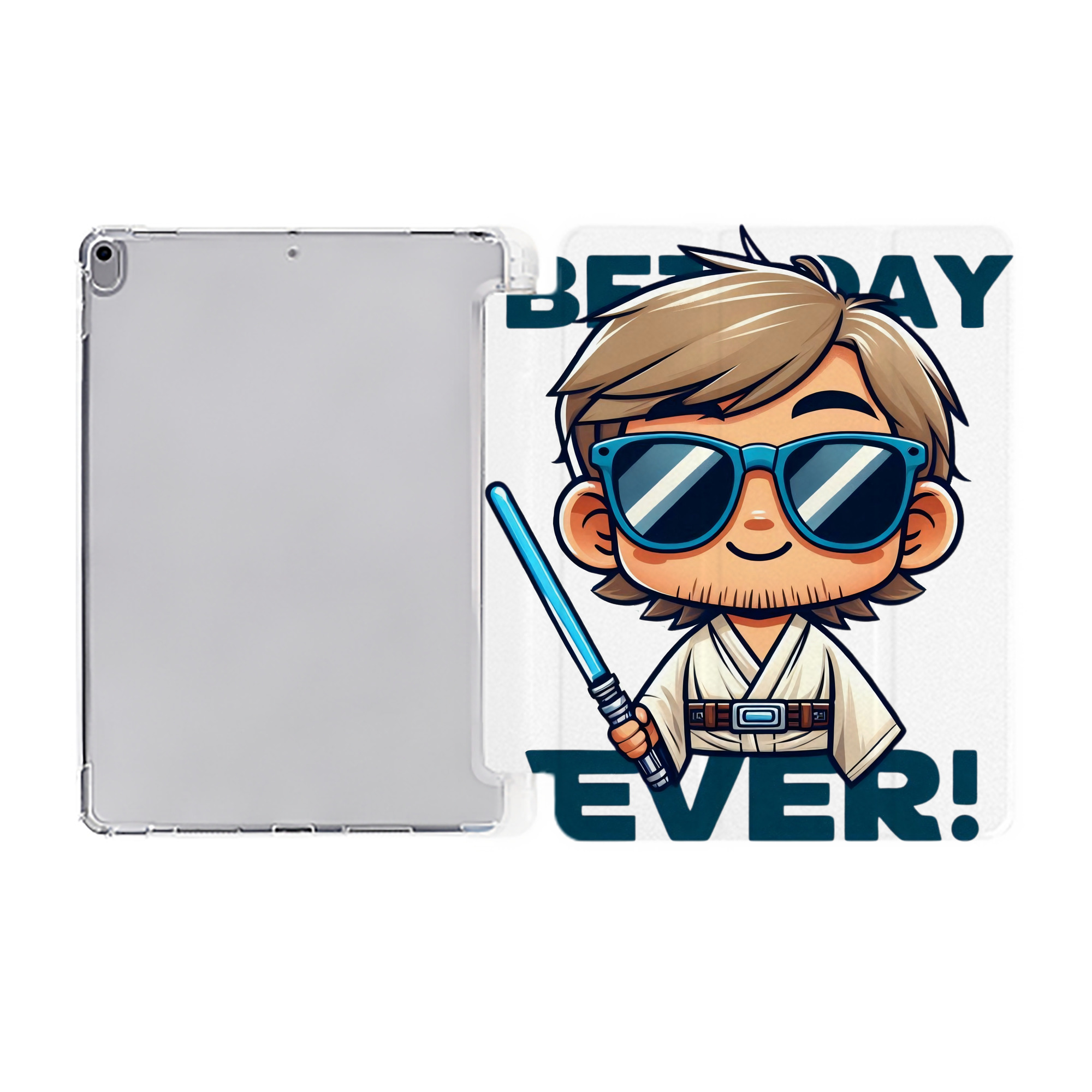 （画像用） スター・ウォーズ Star Wars IPad ケース ペン収納付き 三つ折りスタンド PUレザー×シリコン 対応機種9.5/10.5/10.9インチ